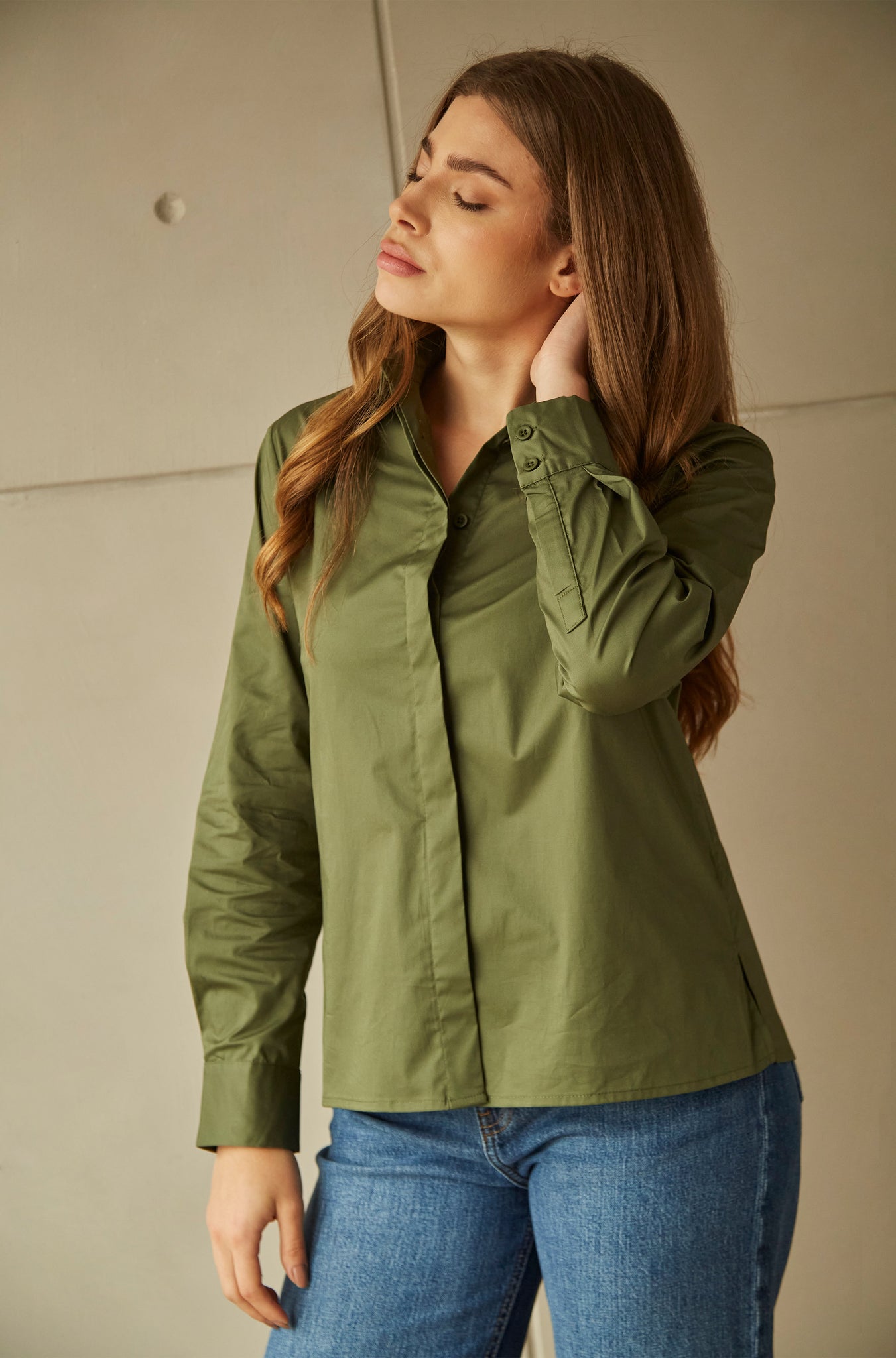Bassika | Blusa Penelope Verde Militar