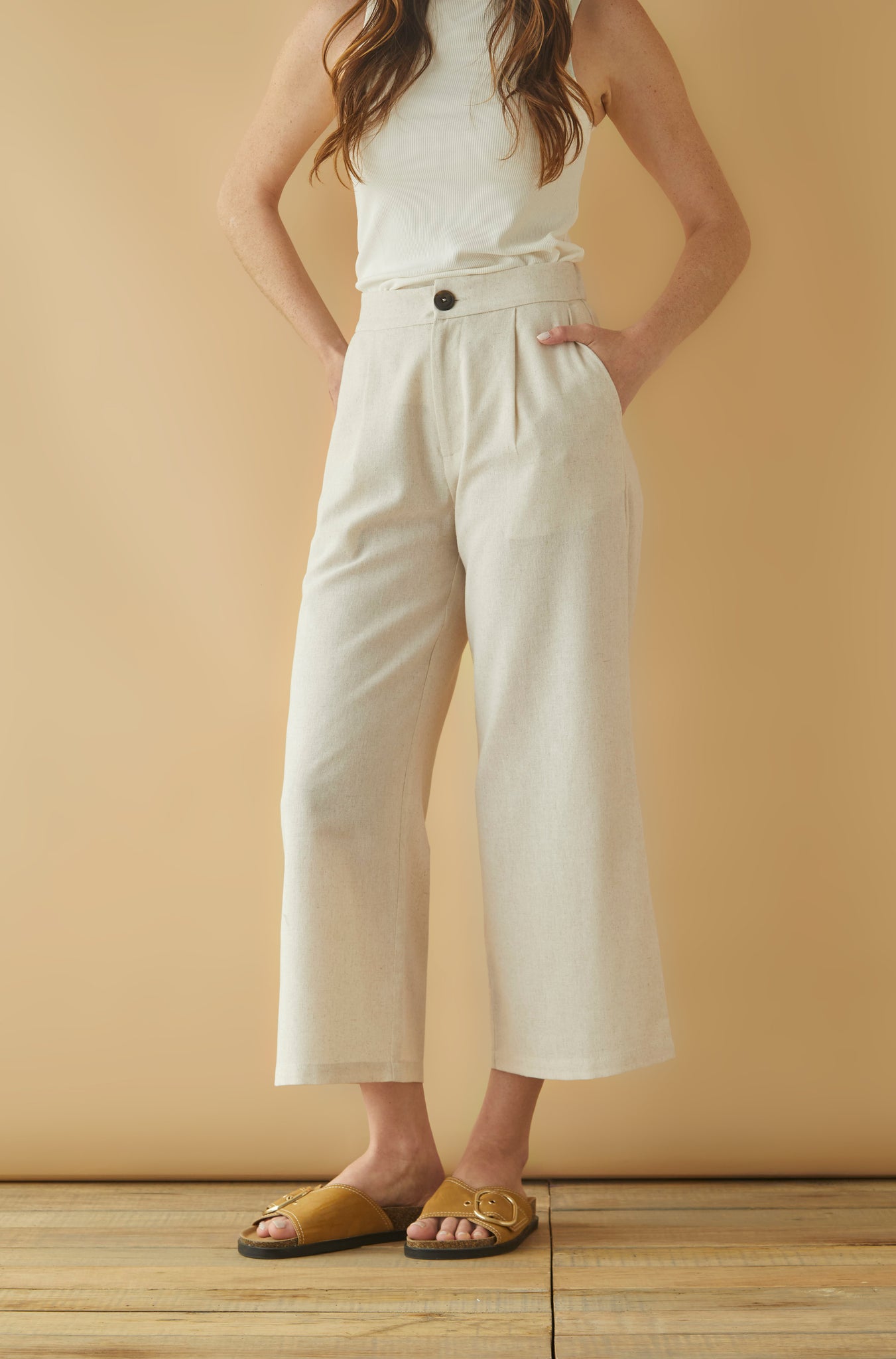 Bassika | Pantalon Cecilia Natural