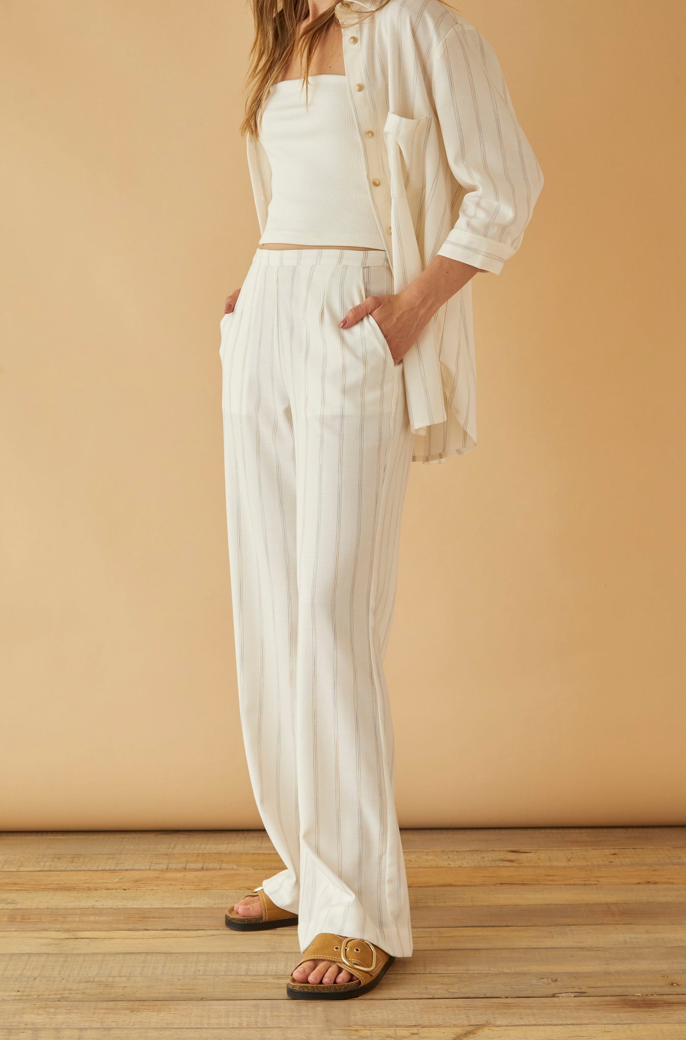 Bassika | Pantalon Saint Off White
