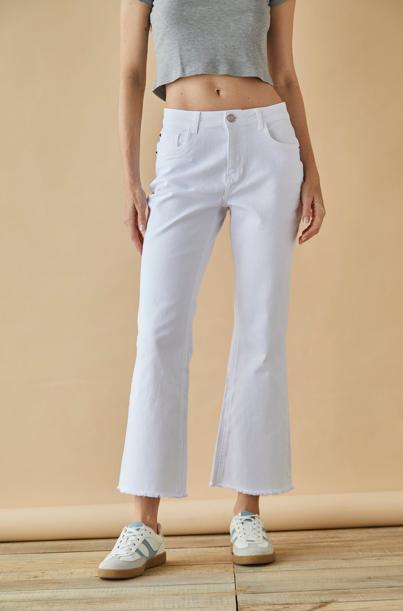 Bassika | Pantalon Honey Blanco