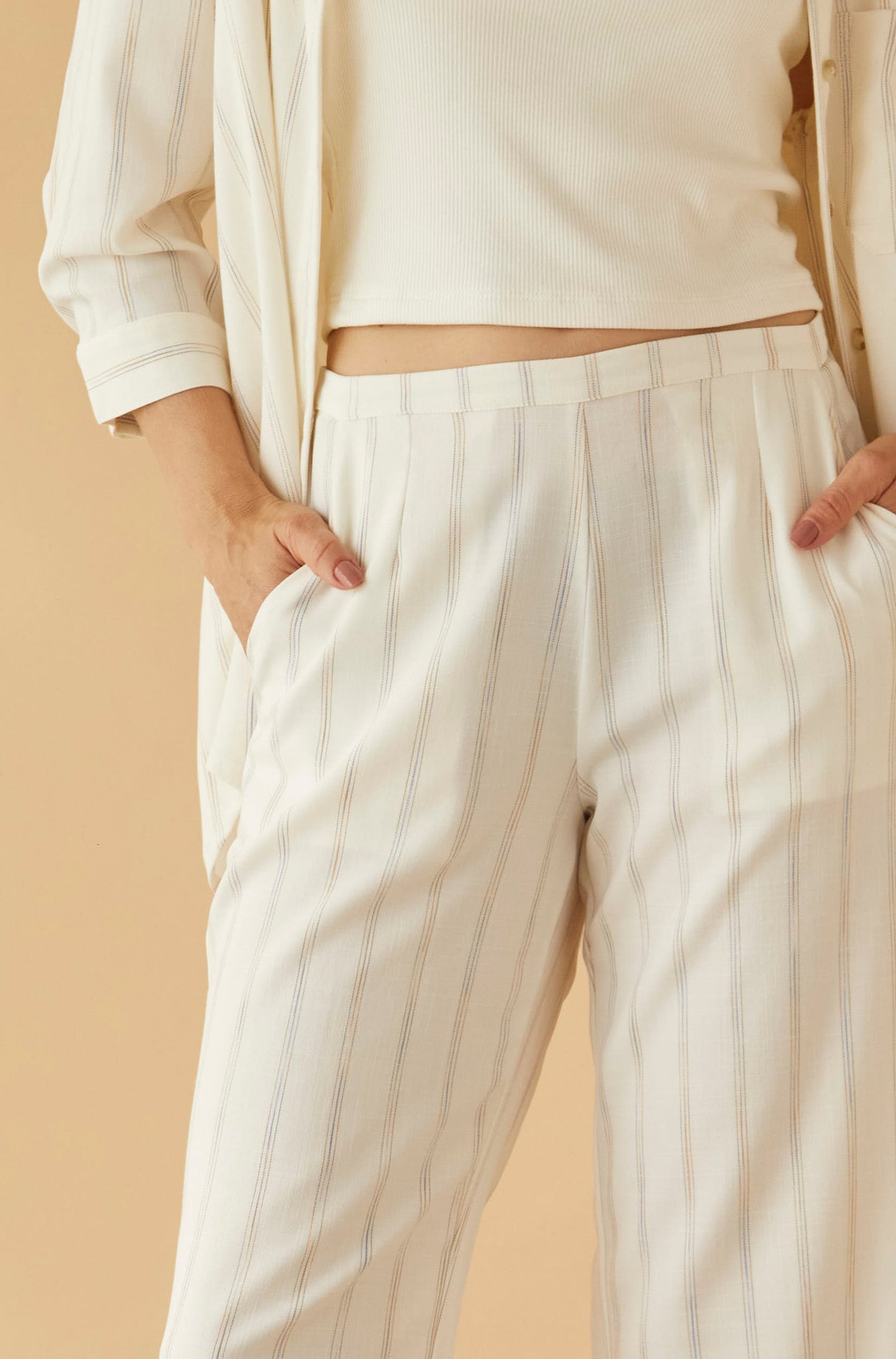 Bassika | Pantalon Saint Off White