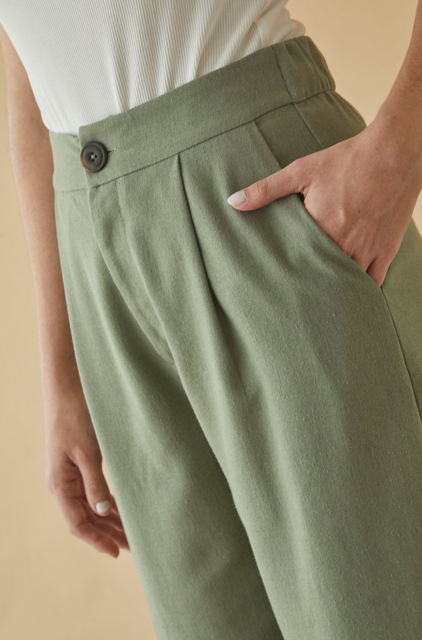 Bassika | Pantalon Cecilia Verde