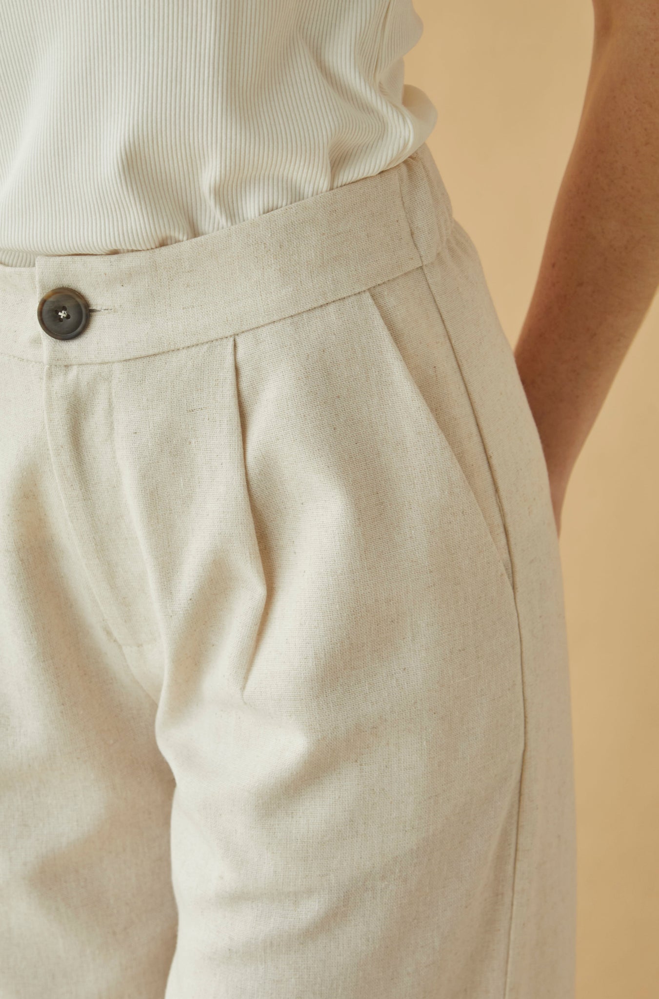 Bassika | Pantalon Cecilia Natural