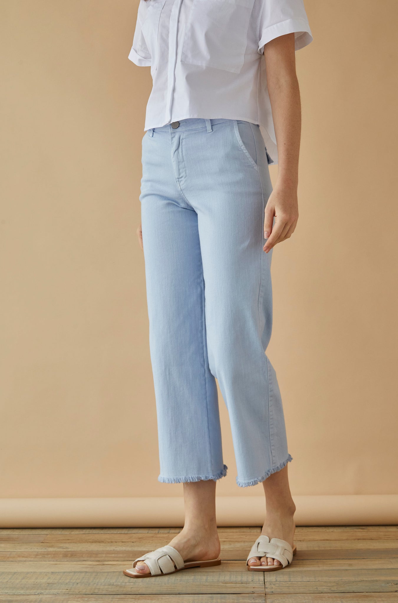 Bassika | Pantalon Luz Celeste