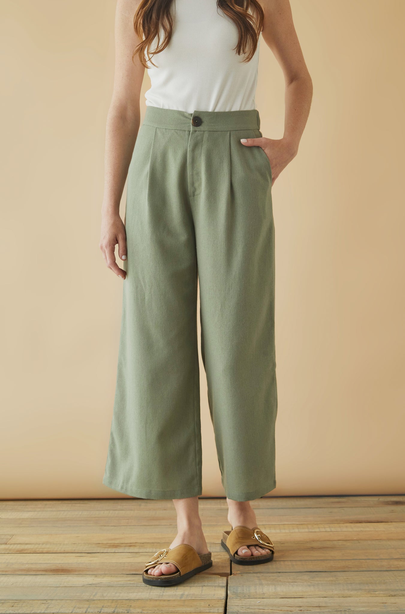 Bassika | Pantalon Cecilia Verde