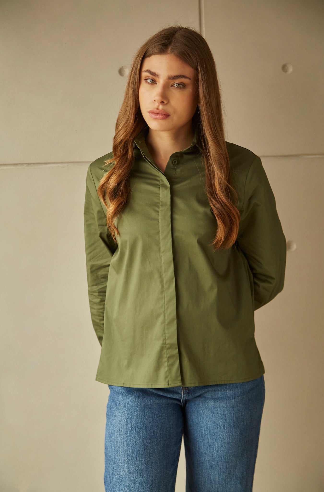 Bassika | Blusa Penelope Verde Militar