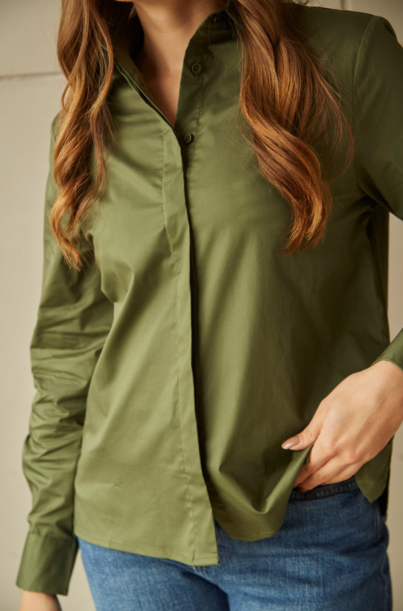 Bassika | Blusa Penelope Verde Militar