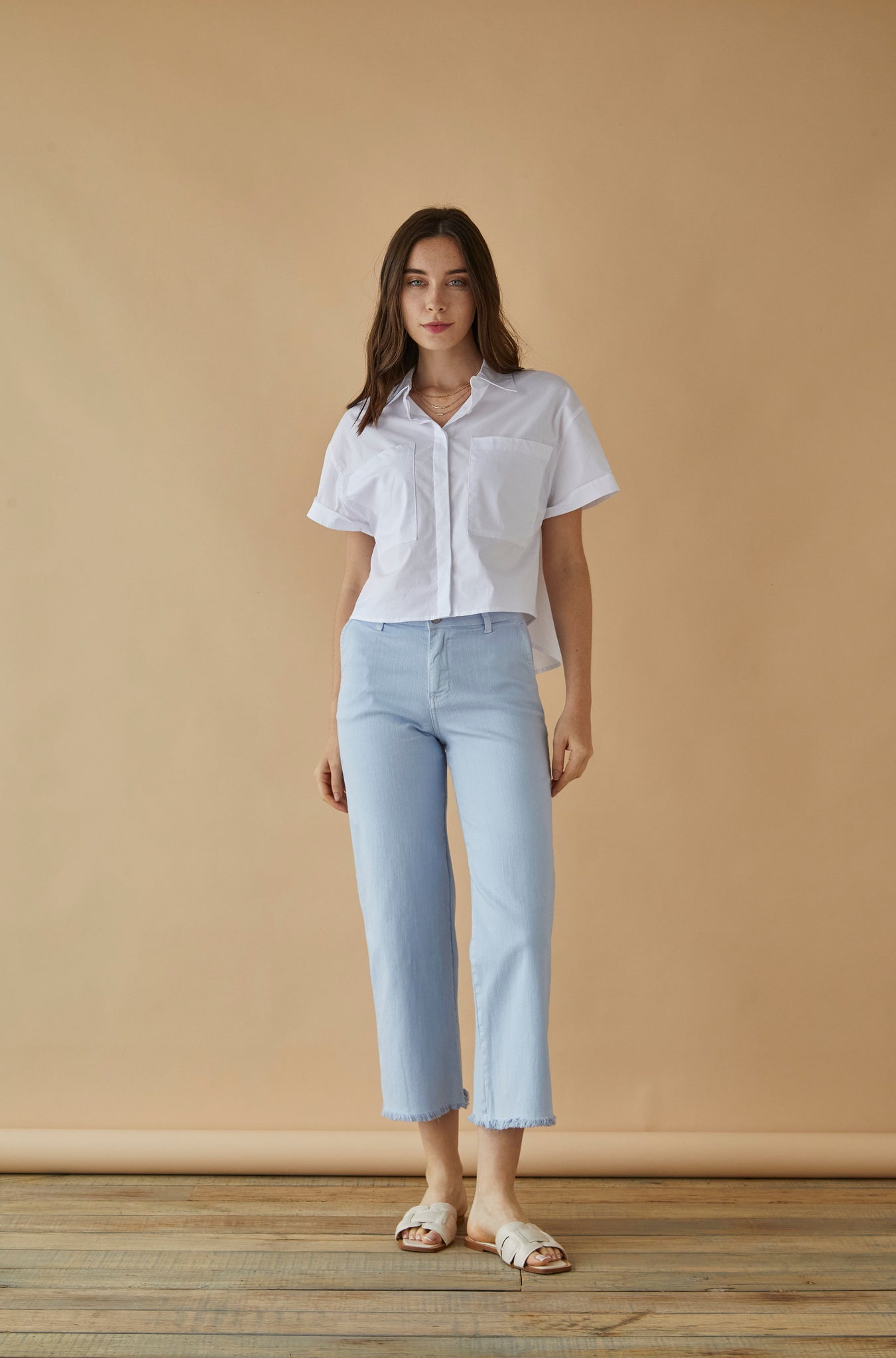 Bassika | Pantalon Luz Celeste