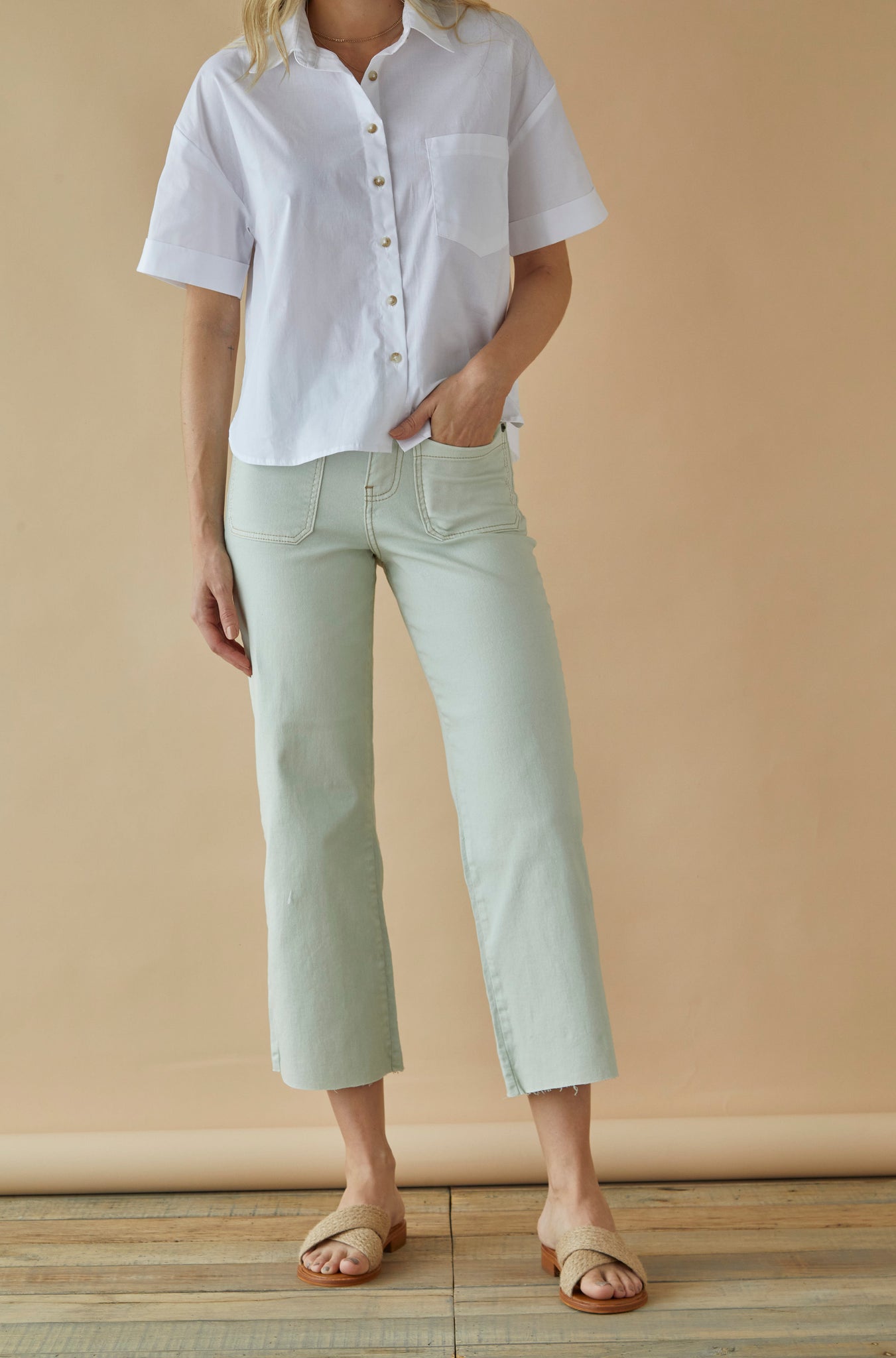 Bassika | Pantalon Cuba Verde