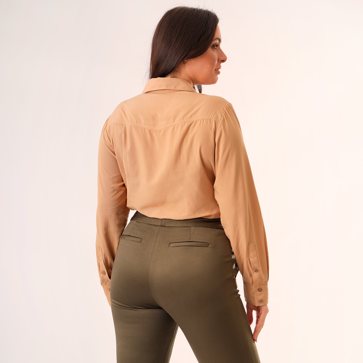 Mae Alcott | Camisa Karol M/L Color Beige