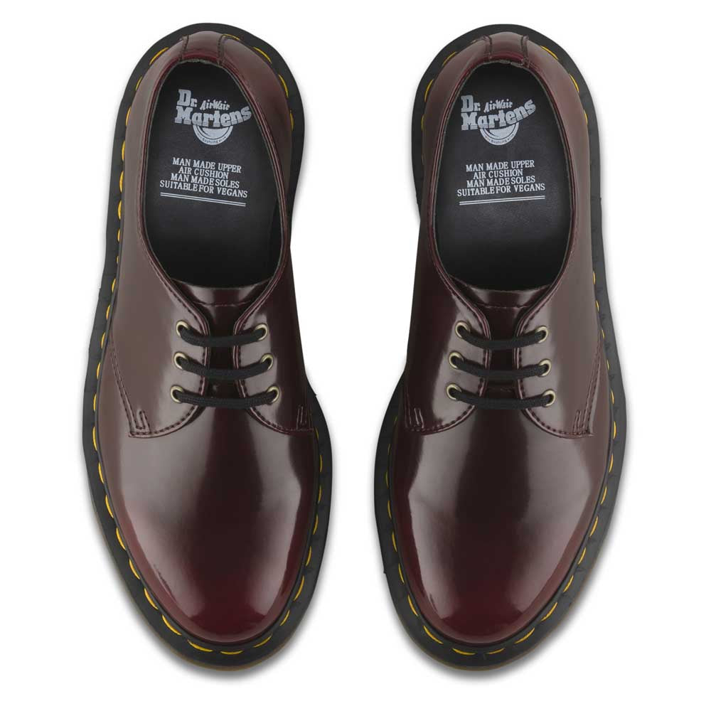 DR. MARTENS | Vegan 1461 C: Cherry Red Oxford Rub Off