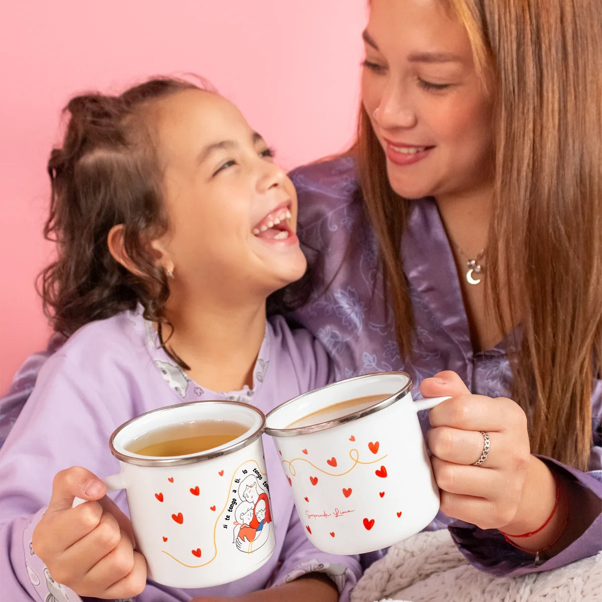 Sorprende Lima | Taza metálica para mamá