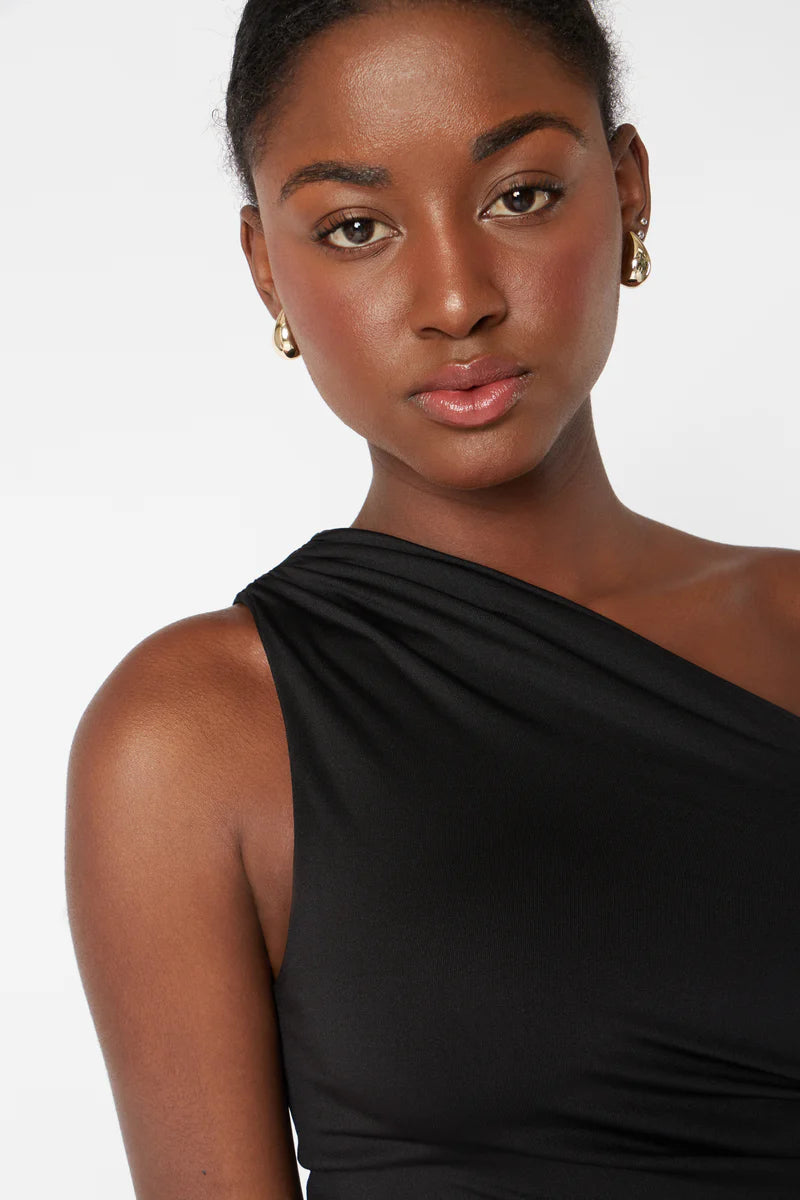 Luvaro | Top Lunica - Negro